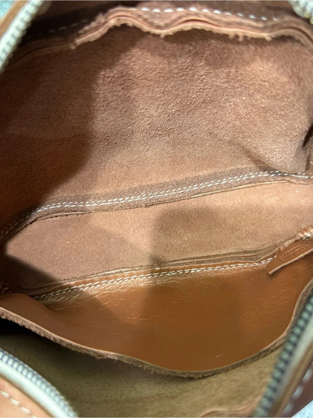 Portland Leather sparkly Hava Large Camera bag
